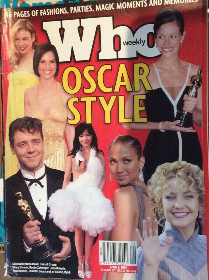 WHO magazine side cover 9 April 2001