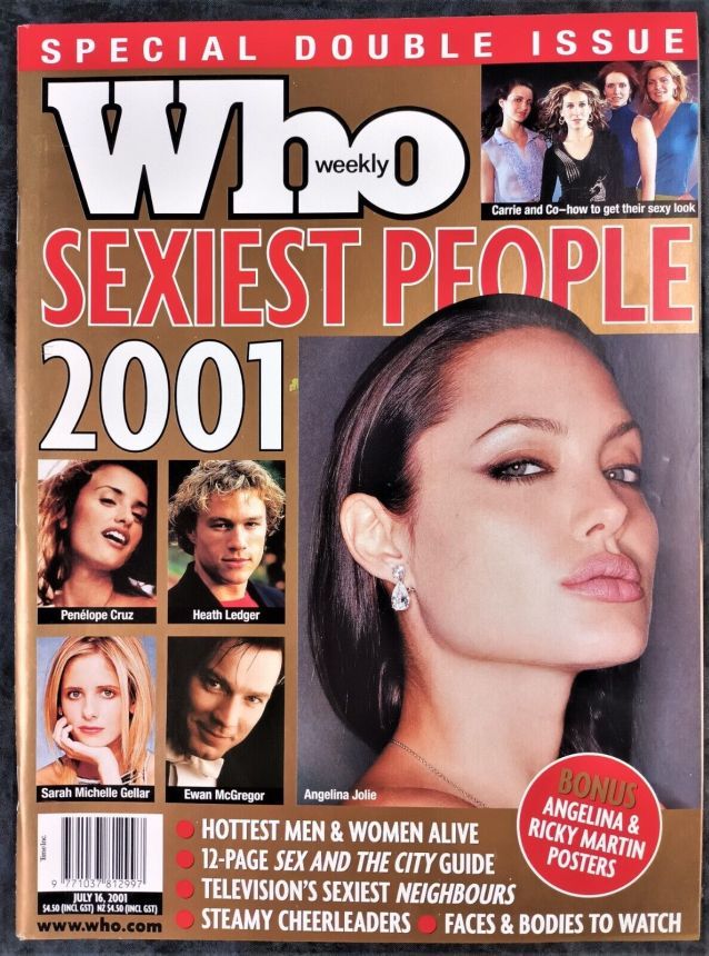 WHO magazine side cover 16 July 2001