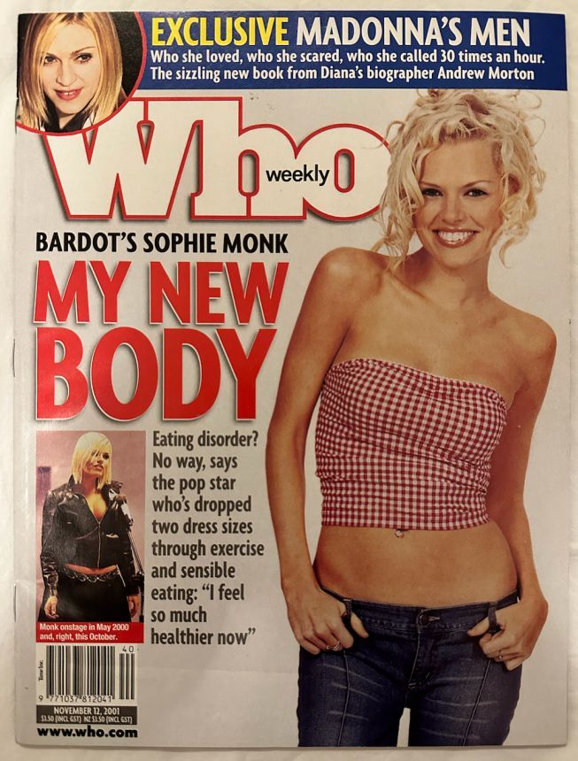 WHO magazine side cover 12 November 2001