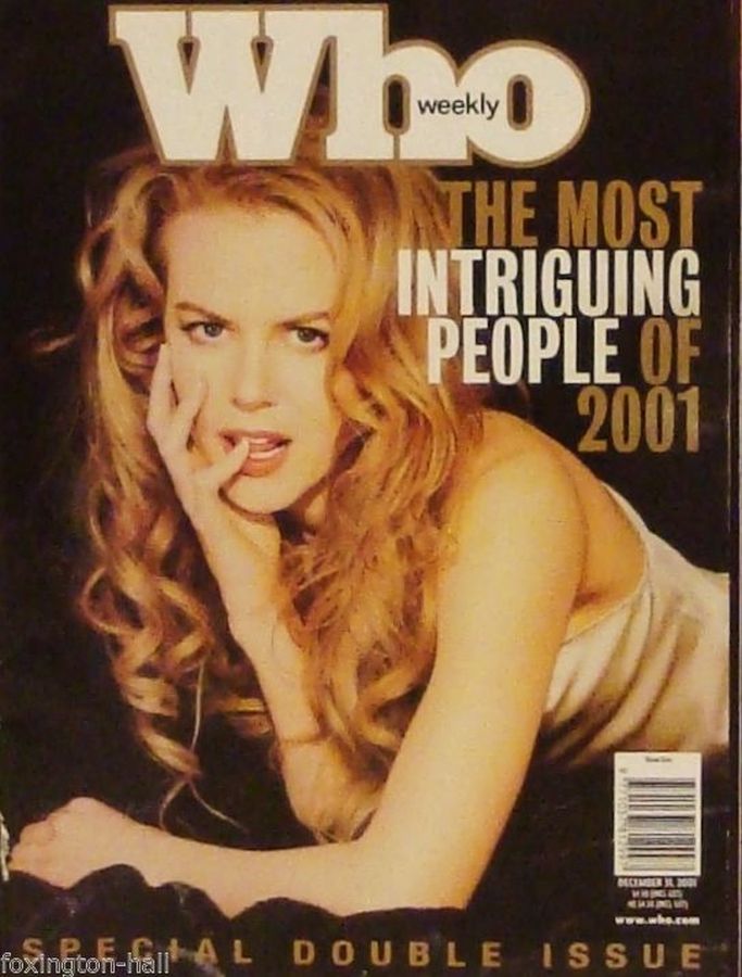 WHO magazine side cover 31 December 2001