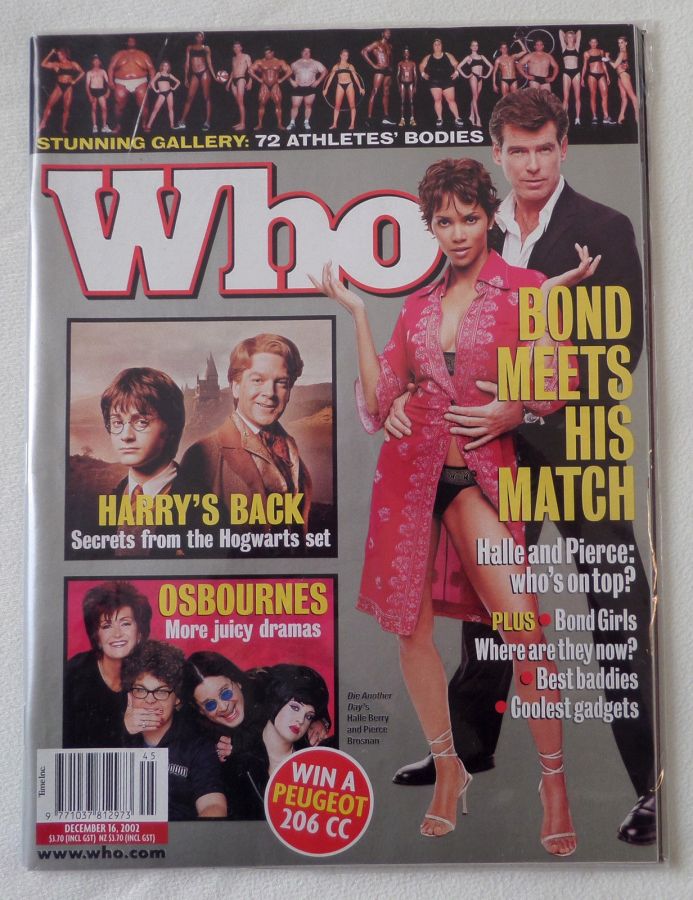 WHO magazine side cover 16 December 2002