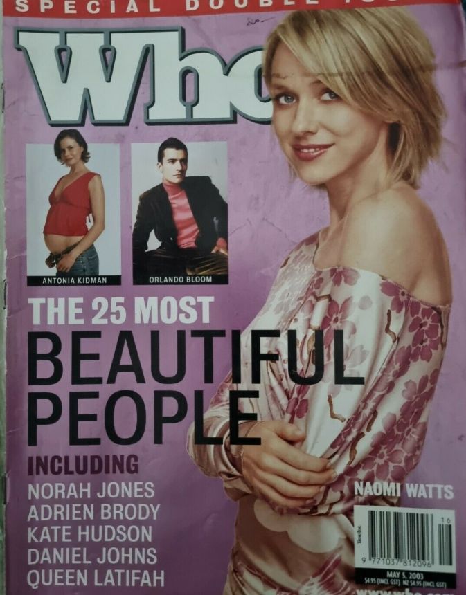 WHO magazine side cover 5 May 2003