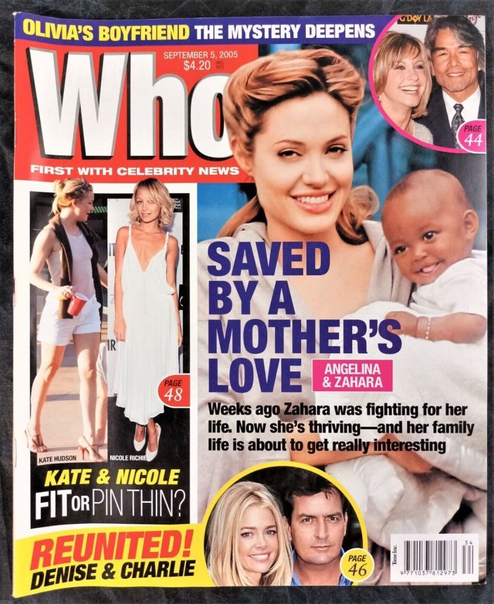 WHO magazine side cover 5 September 2005
