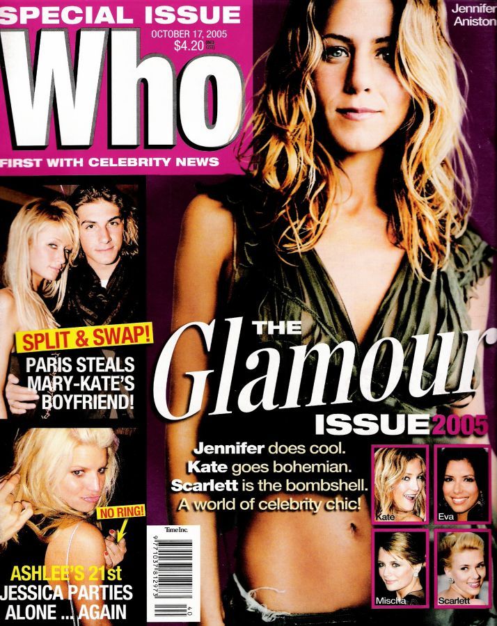 WHO magazine side cover 17 October 2005