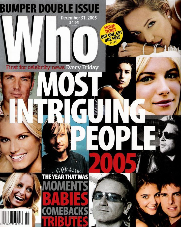 WHO magazine side cover 31 December 2005