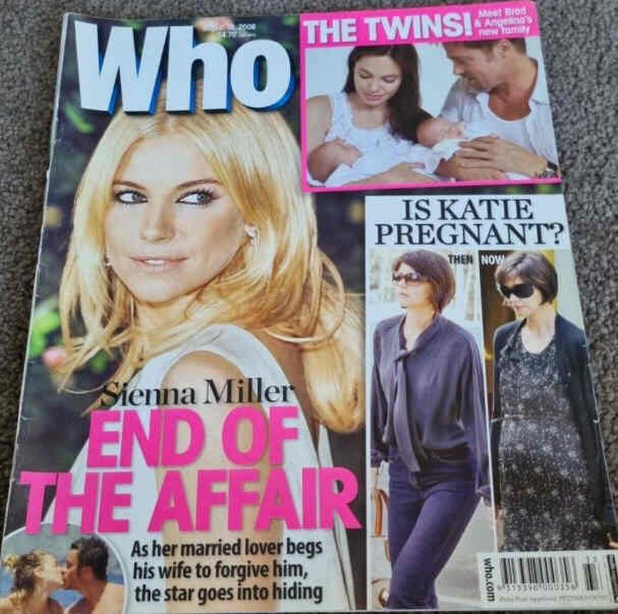WHO magazine side cover 18 August 2008