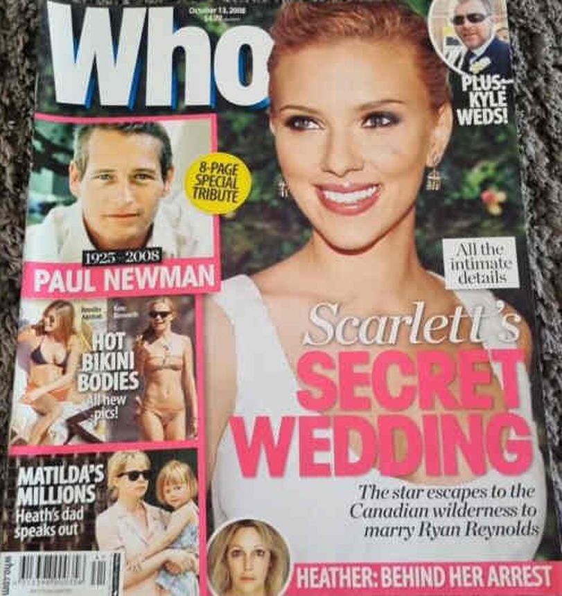 WHO magazine side cover 13 October 2008