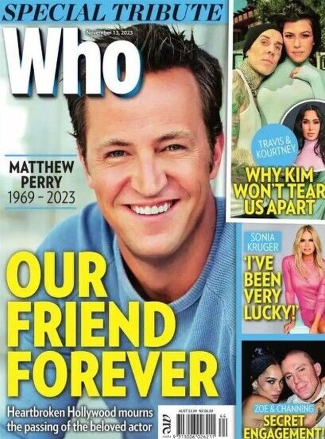 WHO magazine side cover 13 November 2023