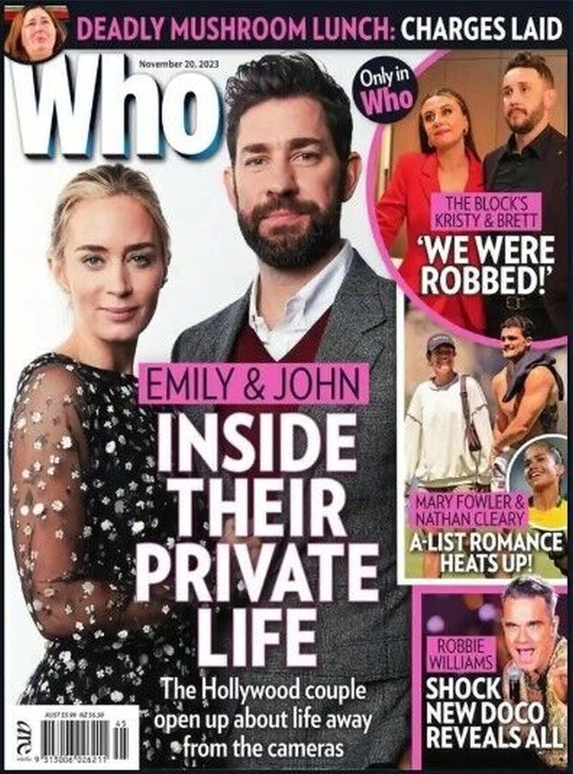WHO magazine side cover 20 November 2023