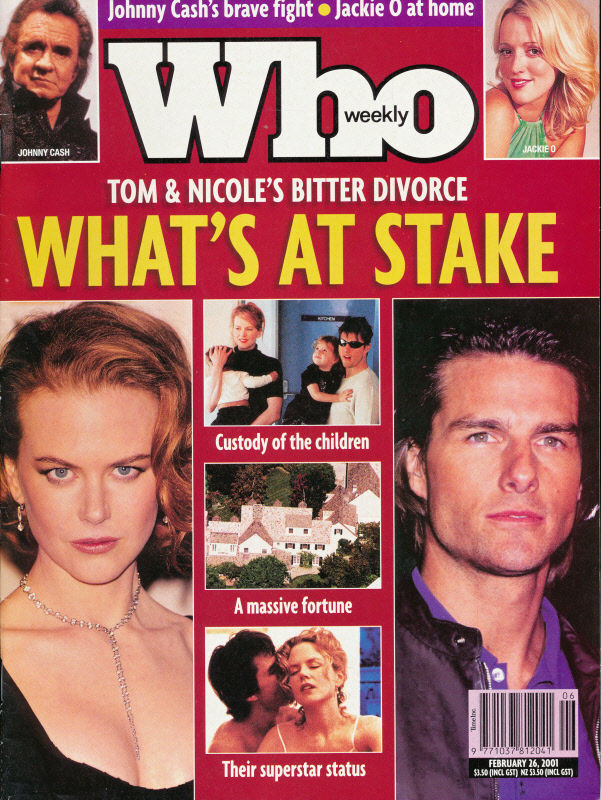 WHO magazine side cover 26 February 2001