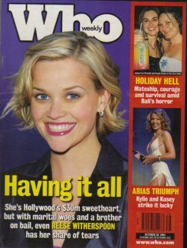 WHO magazine side cover 28 October 2002