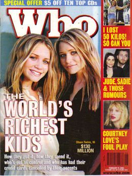 WHO magazine side cover 17 February 2003