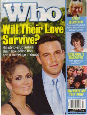 WHO magazine side cover 18 August 2003
