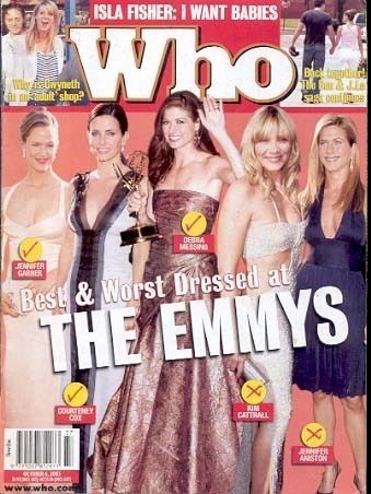 WHO magazine side cover 6 October 2003