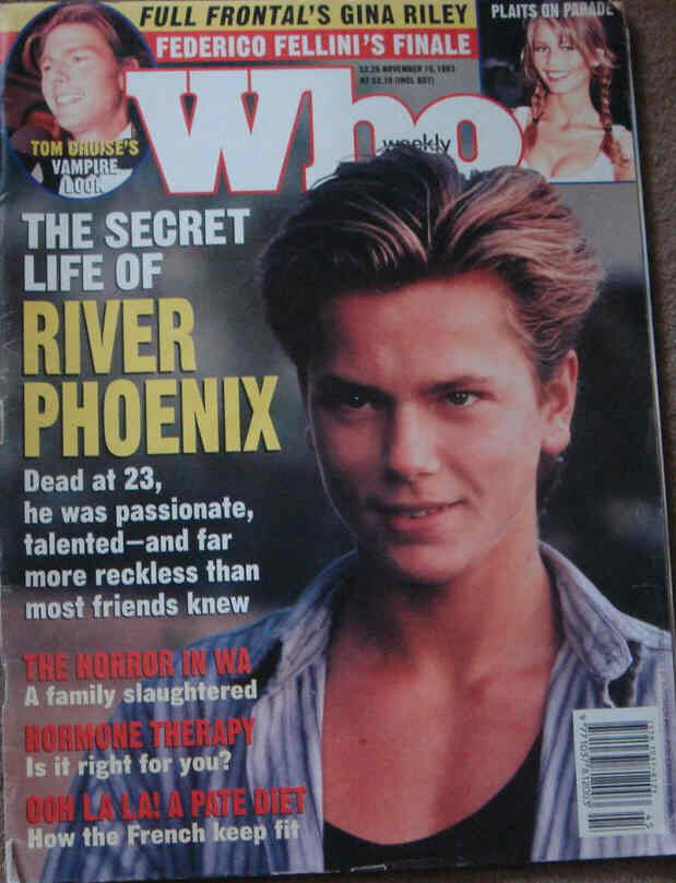 WHO magazine side cover 15 November 1993