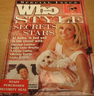 WHO magazine side cover 3 July 1995