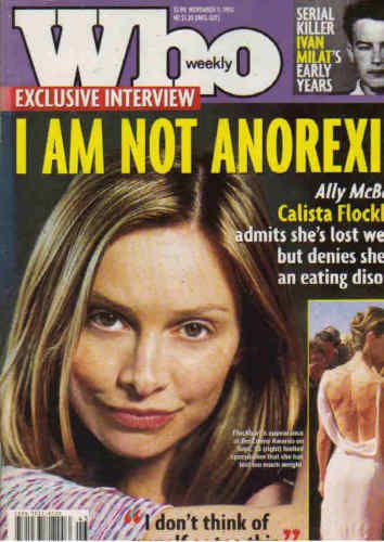 WHO magazine side cover 9 November 1998