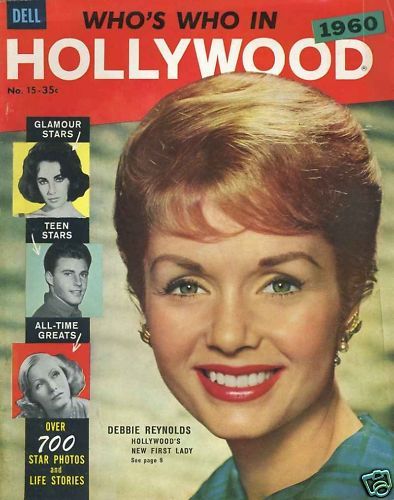 WHOS WHO IN HOLLYWOOD magazine side cover Issue 15  1960