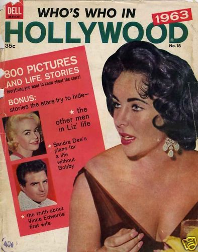 WHOS WHO IN HOLLYWOOD magazine side cover Issue 18  1963