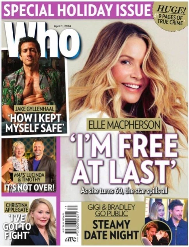 WHO magazine side cover 1 April 2024