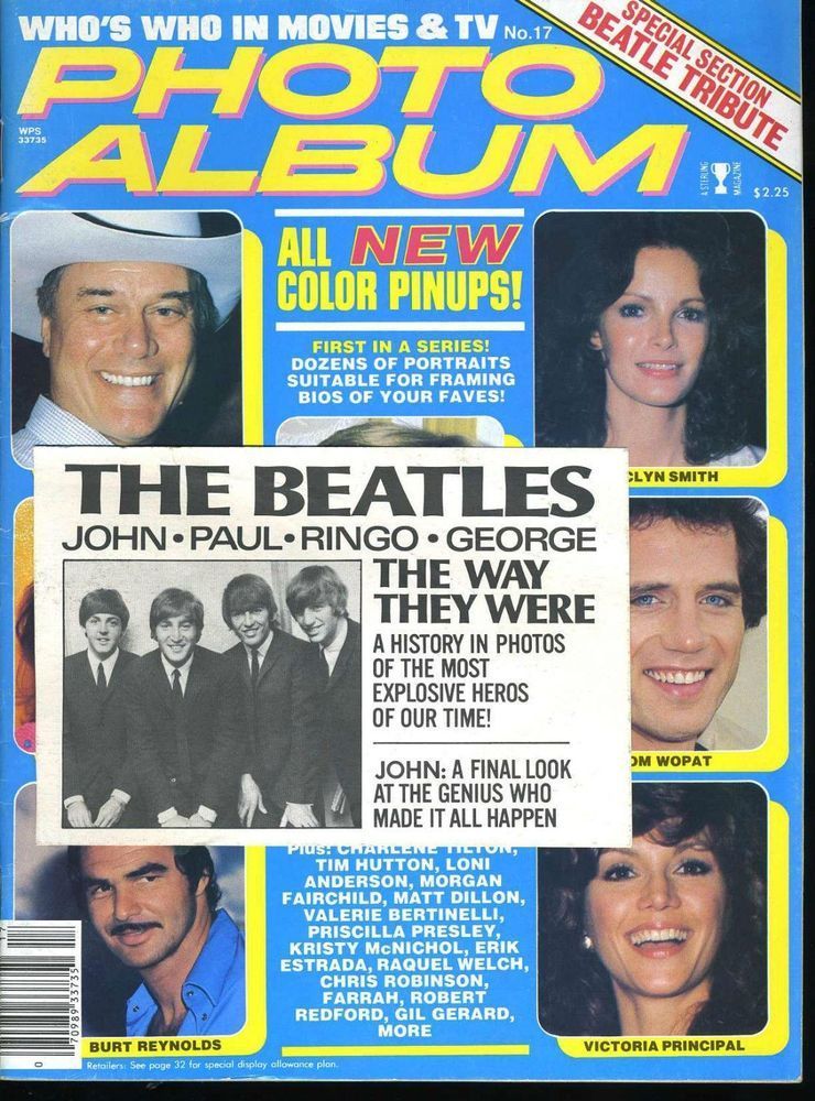 WHOS WHO IN MOVIES magazine side cover Issue 17  1979