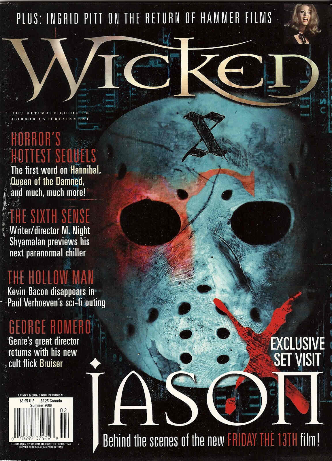 WICKED magazine side cover Issue 3 Summer 2000