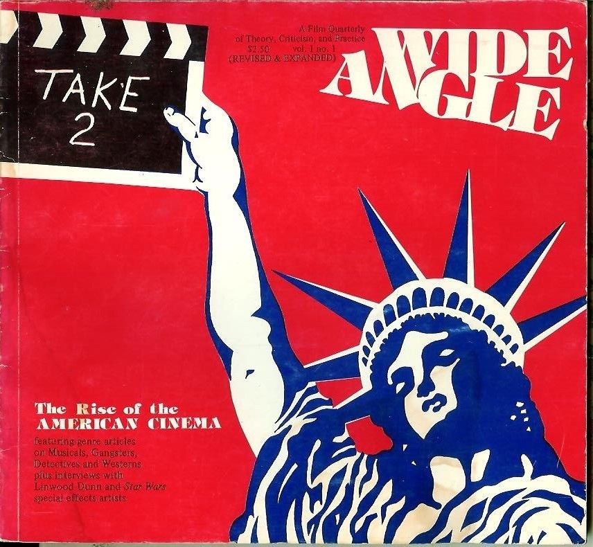 WIDE ANGLE magazine side cover Issue 1 Spring 1976