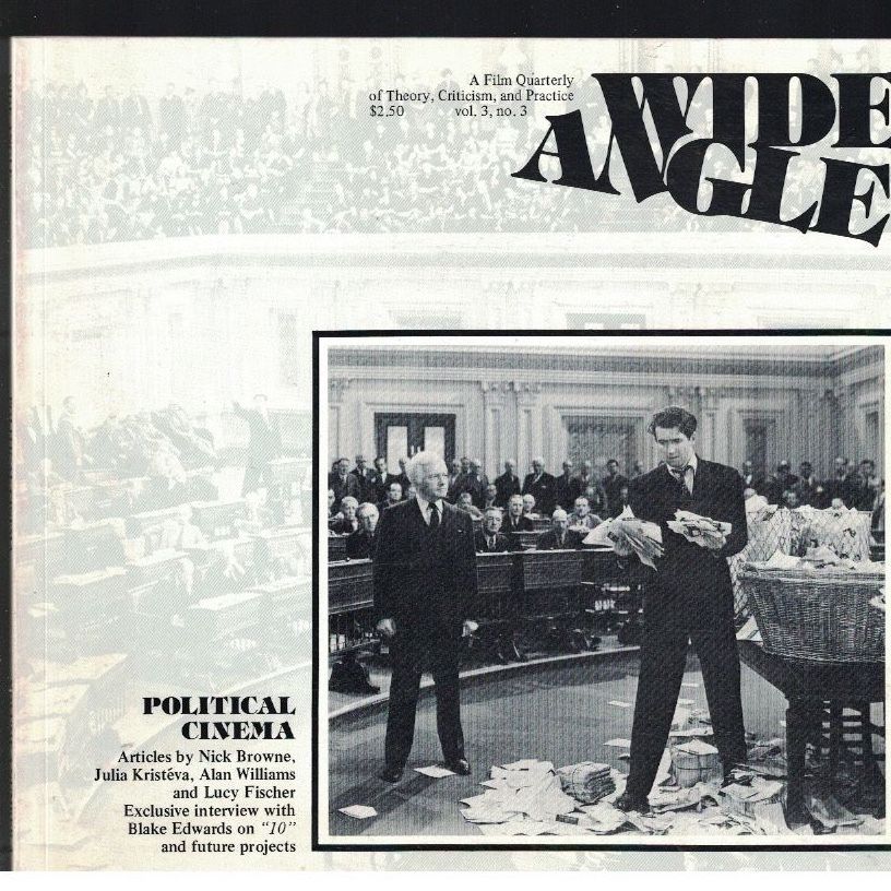 WIDE ANGLE magazine side cover  Vol 3 # 3 Autumn 1979