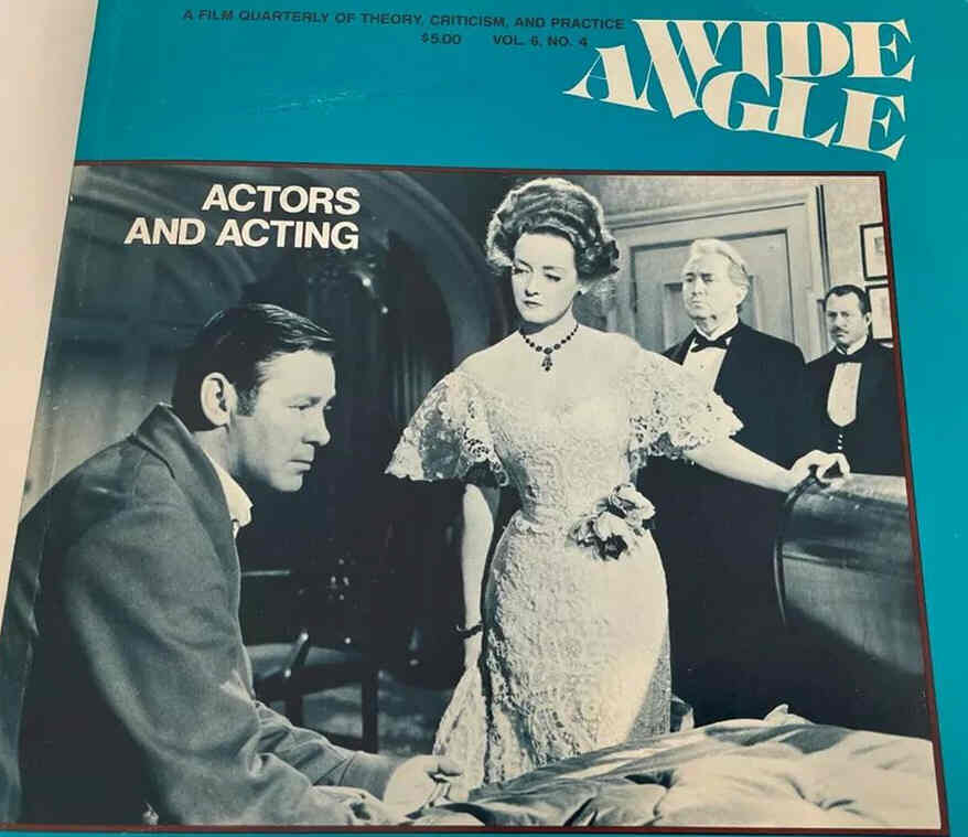 WIDE ANGLE magazine side cover  Vol 6 #4  1985