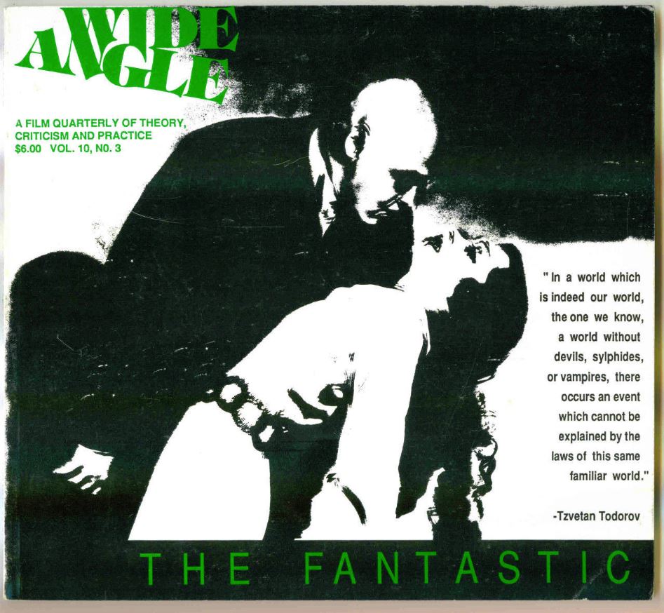WIDE ANGLE magazine side cover  Vol 10 #3  1988