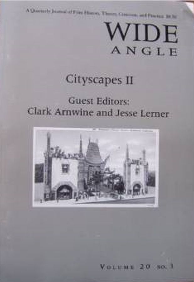 WIDE ANGLE magazine side cover  Vol 20 #3  1998