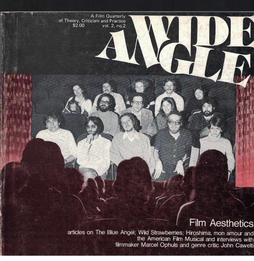WIDE ANGLE magazine side cover  Vol 2 No 2  1978