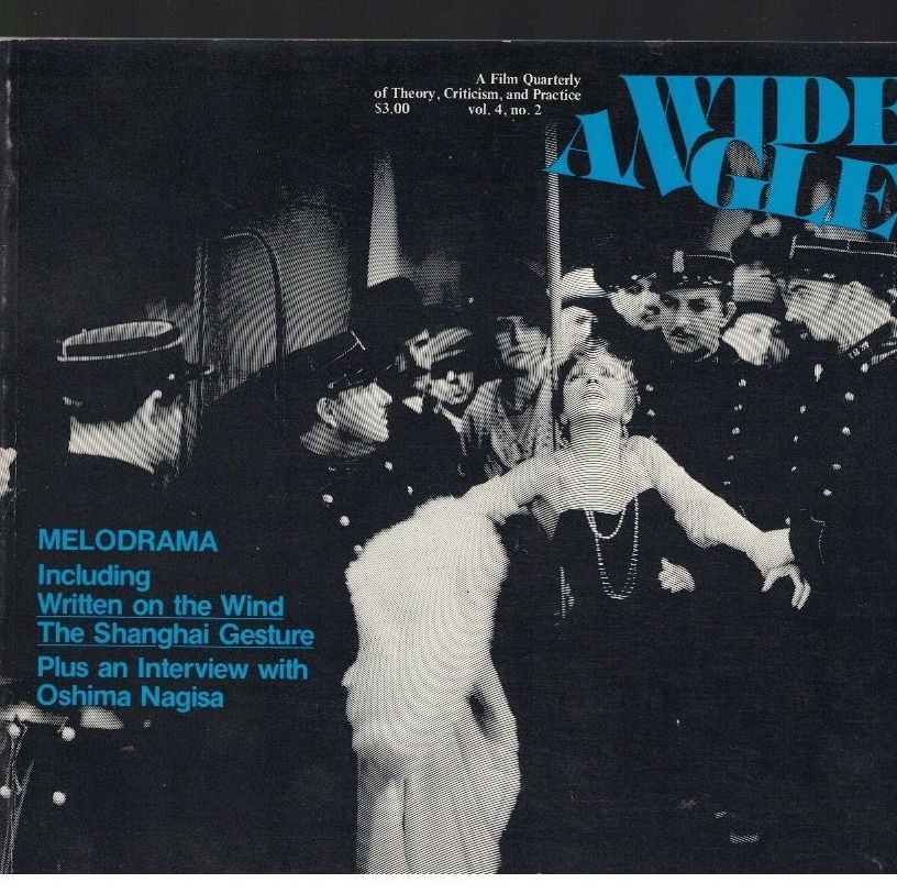 WIDE ANGLE magazine side cover  Vol 4 No 2  1980