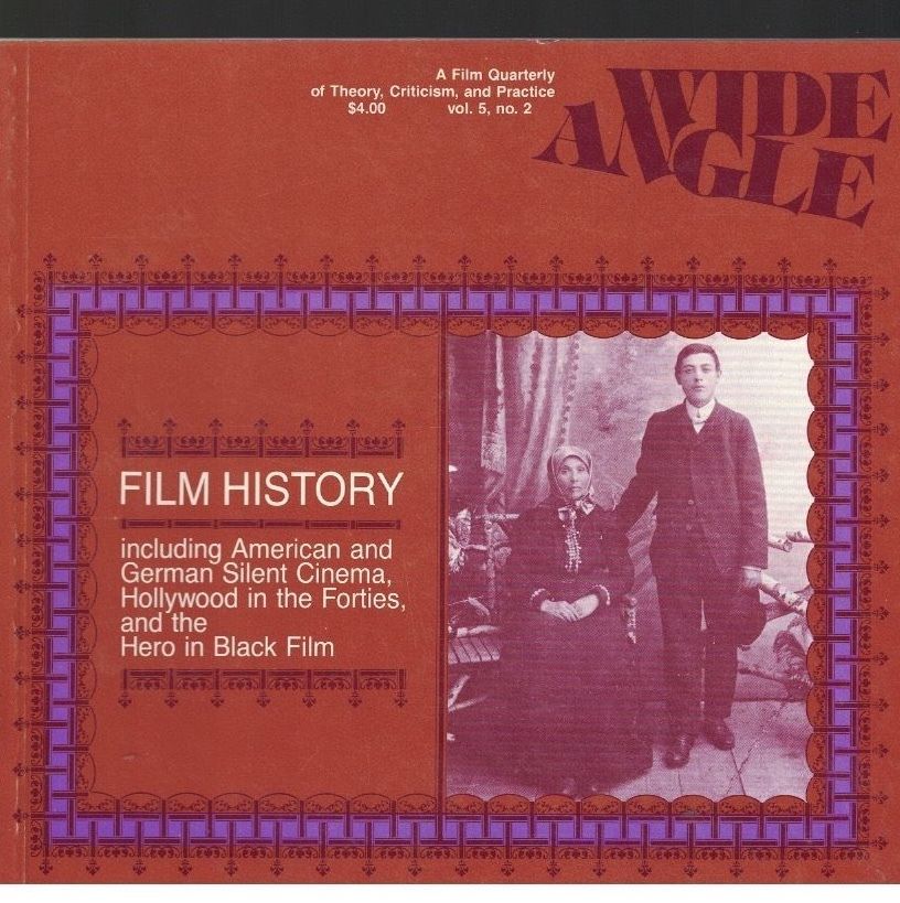 WIDE ANGLE magazine side cover  Vol 5 No 2  1983