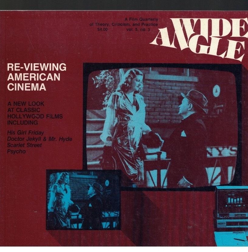 WIDE ANGLE magazine side cover  Vol 5 No 3  1983