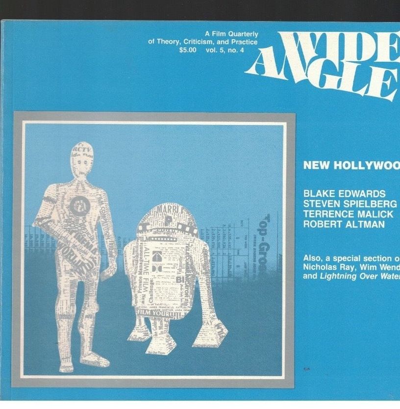 WIDE ANGLE magazine side cover  Vol 5 No 4  1983