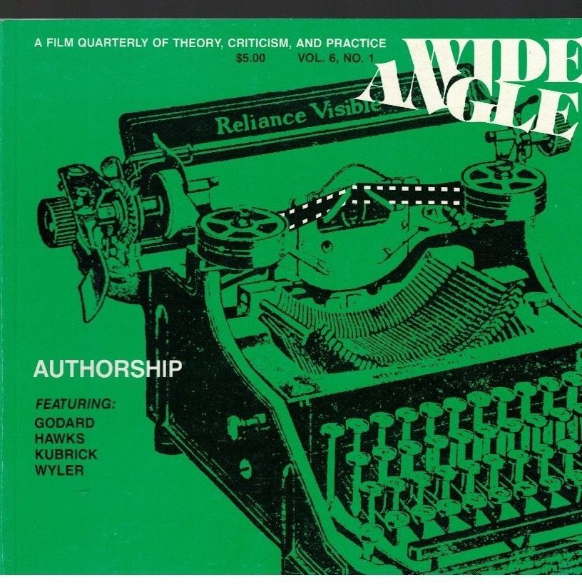 WIDE ANGLE magazine side cover  Vol 6 No 1  1984