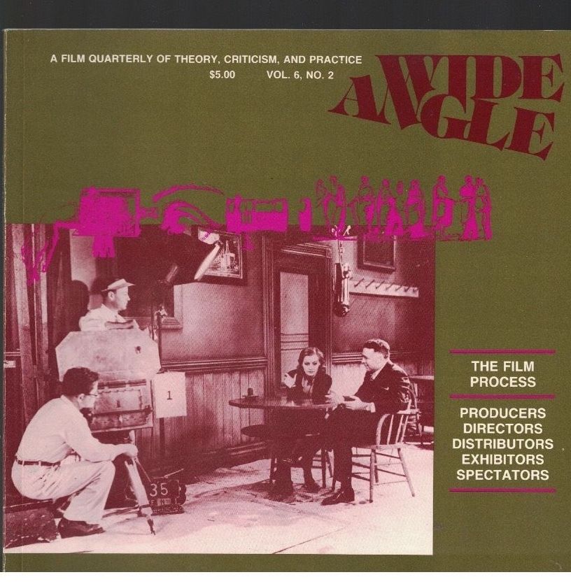 WIDE ANGLE magazine side cover  Vol 6 No 2  1984