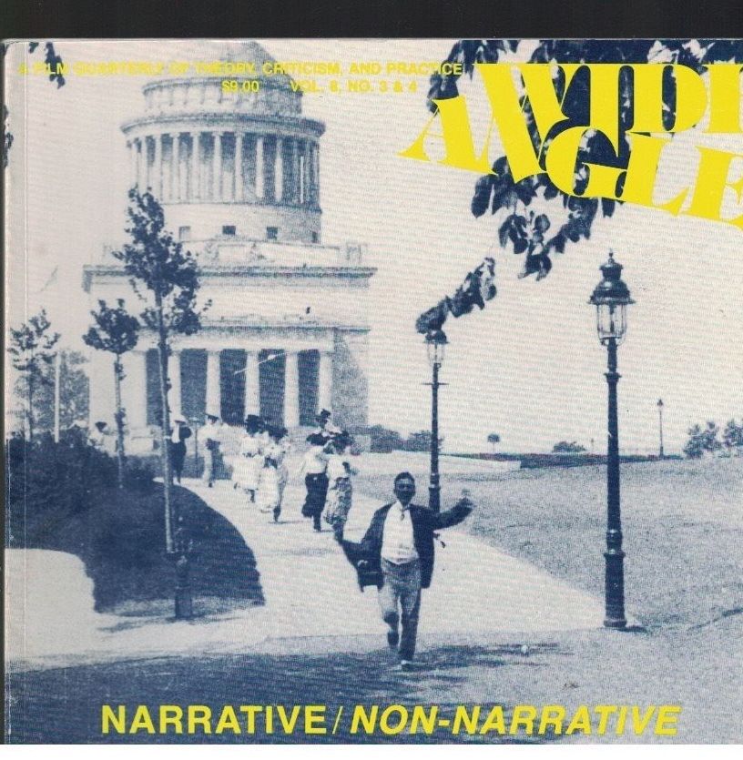 WIDE ANGLE magazine side cover  Vol 8 No 3  1986