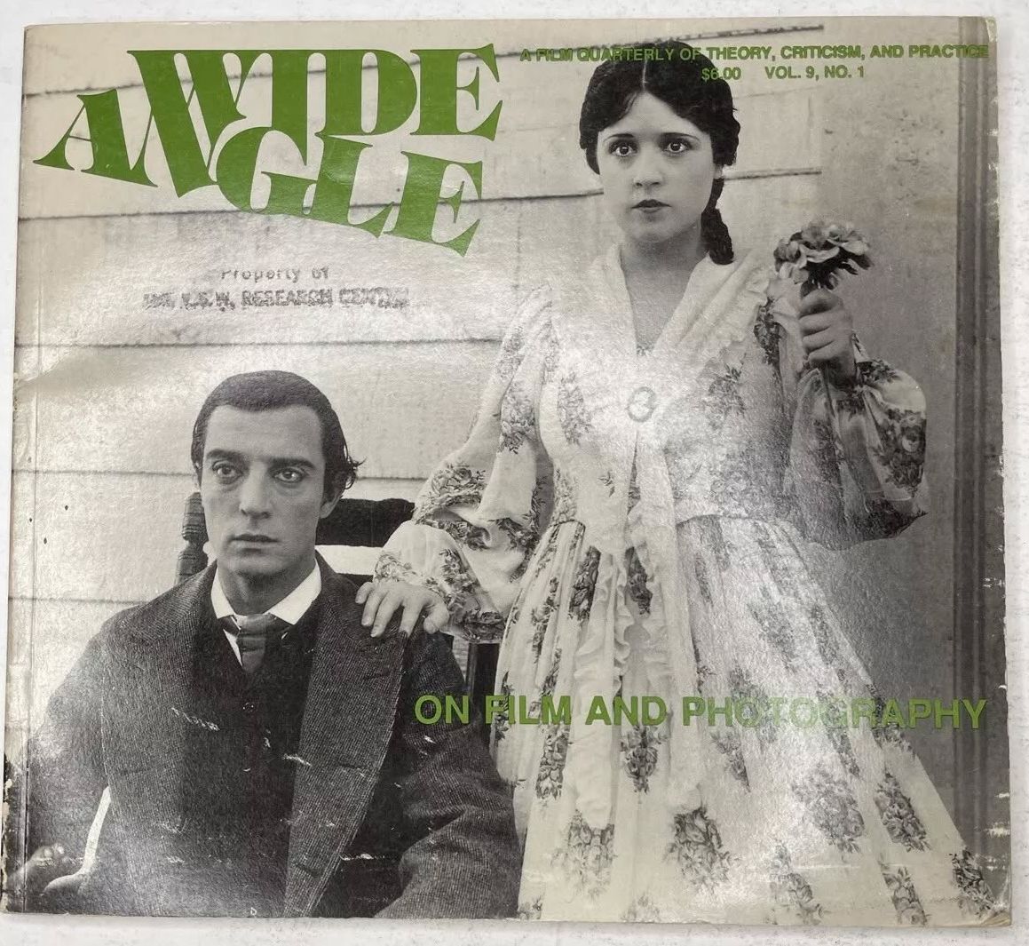 WIDE ANGLE magazine side cover  Vol 9 No  1   1987