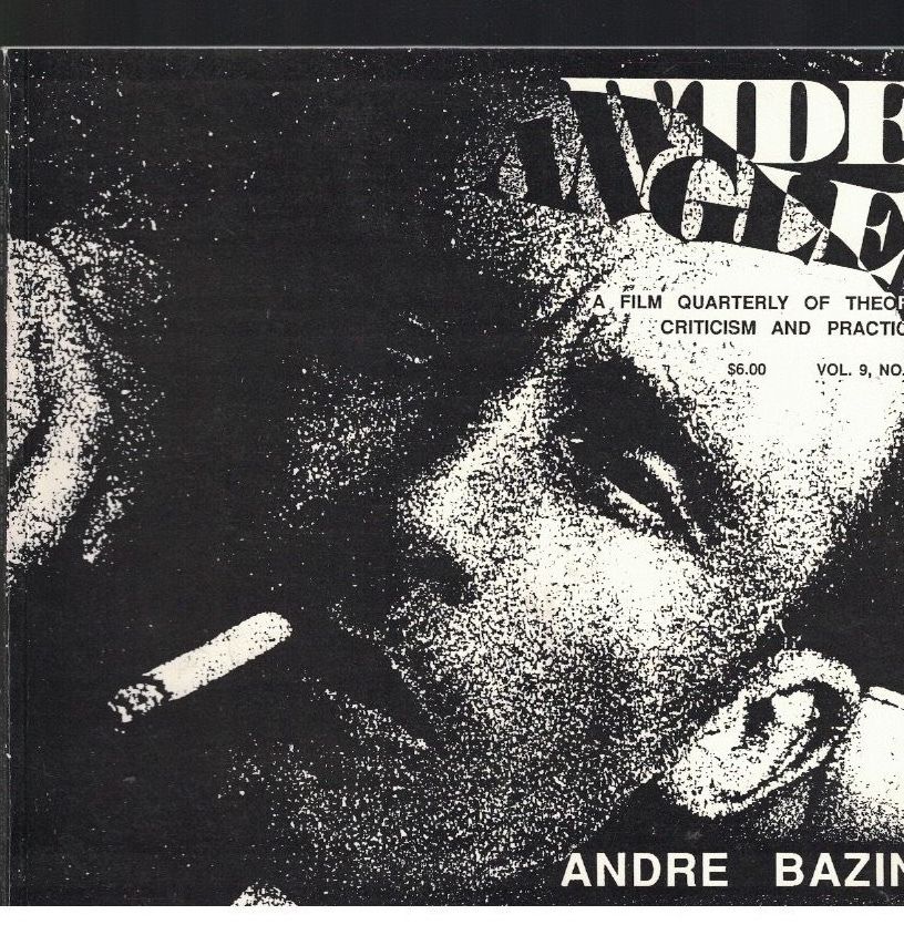 WIDE ANGLE magazine side cover  Vol 9 No 4  1987