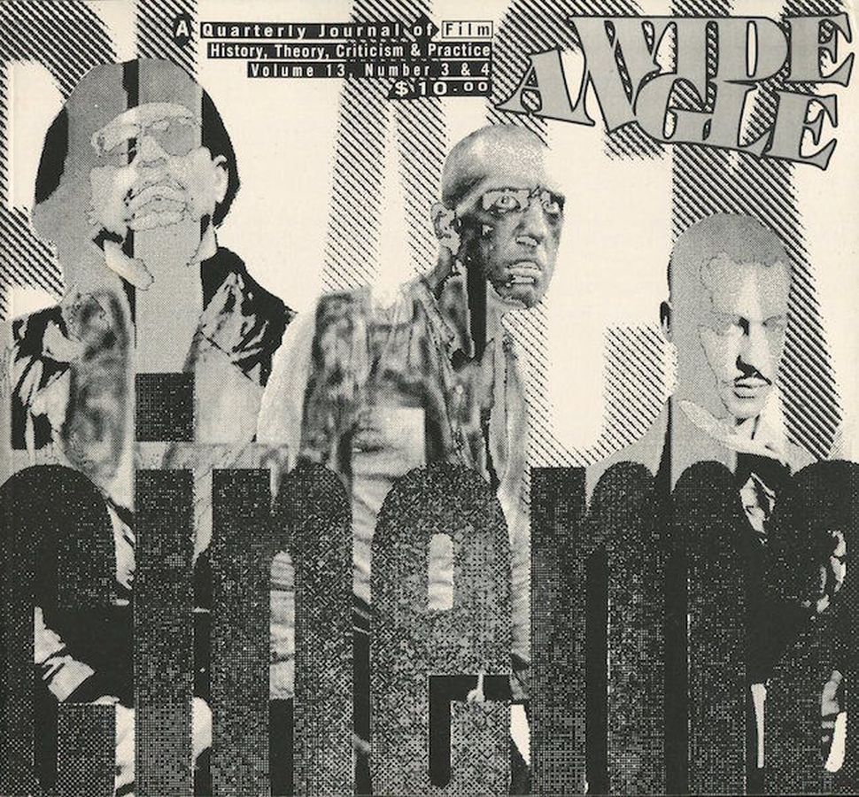 WIDE ANGLE magazine side cover  Vol 13 No 3  1991