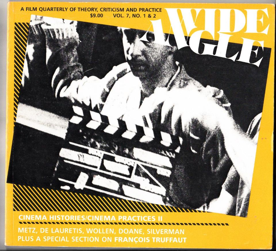 WIDE ANGLE magazine side cover  Vol 7 No  1   1985