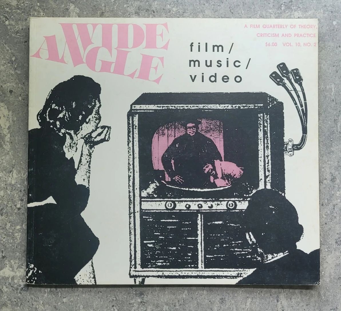 WIDE ANGLE magazine side cover  Vol 10 No  2   1988