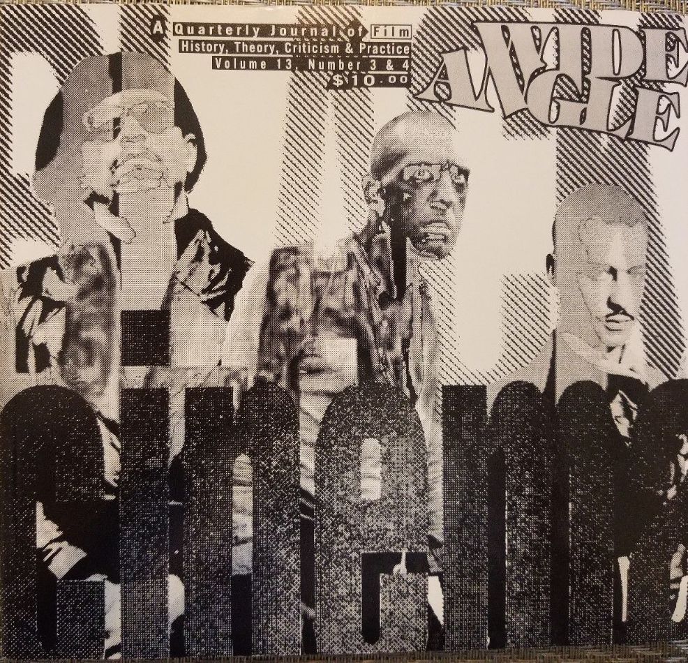 WIDE ANGLE magazine side cover  Vol 13 No  3-4 Autumn 1991