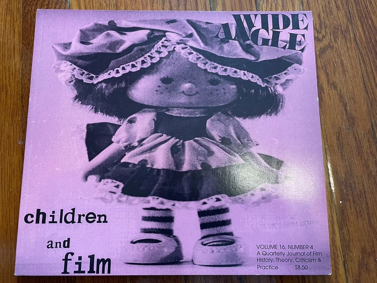 WIDE ANGLE magazine side cover  Vol 16 No  4   1994