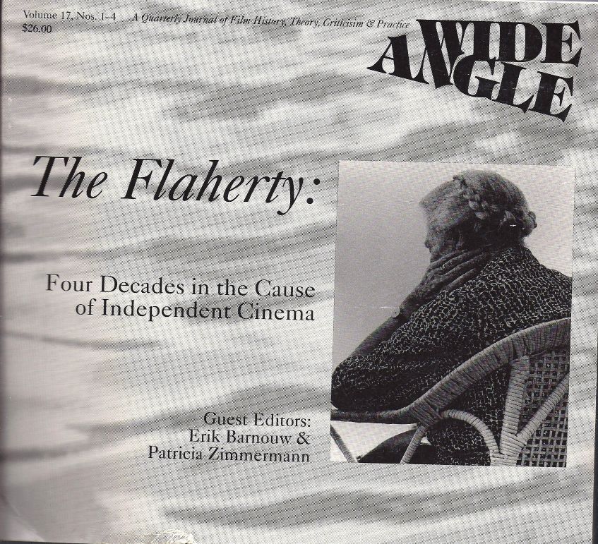 WIDE ANGLE magazine side cover  Vol 17 No  1-4   1995
