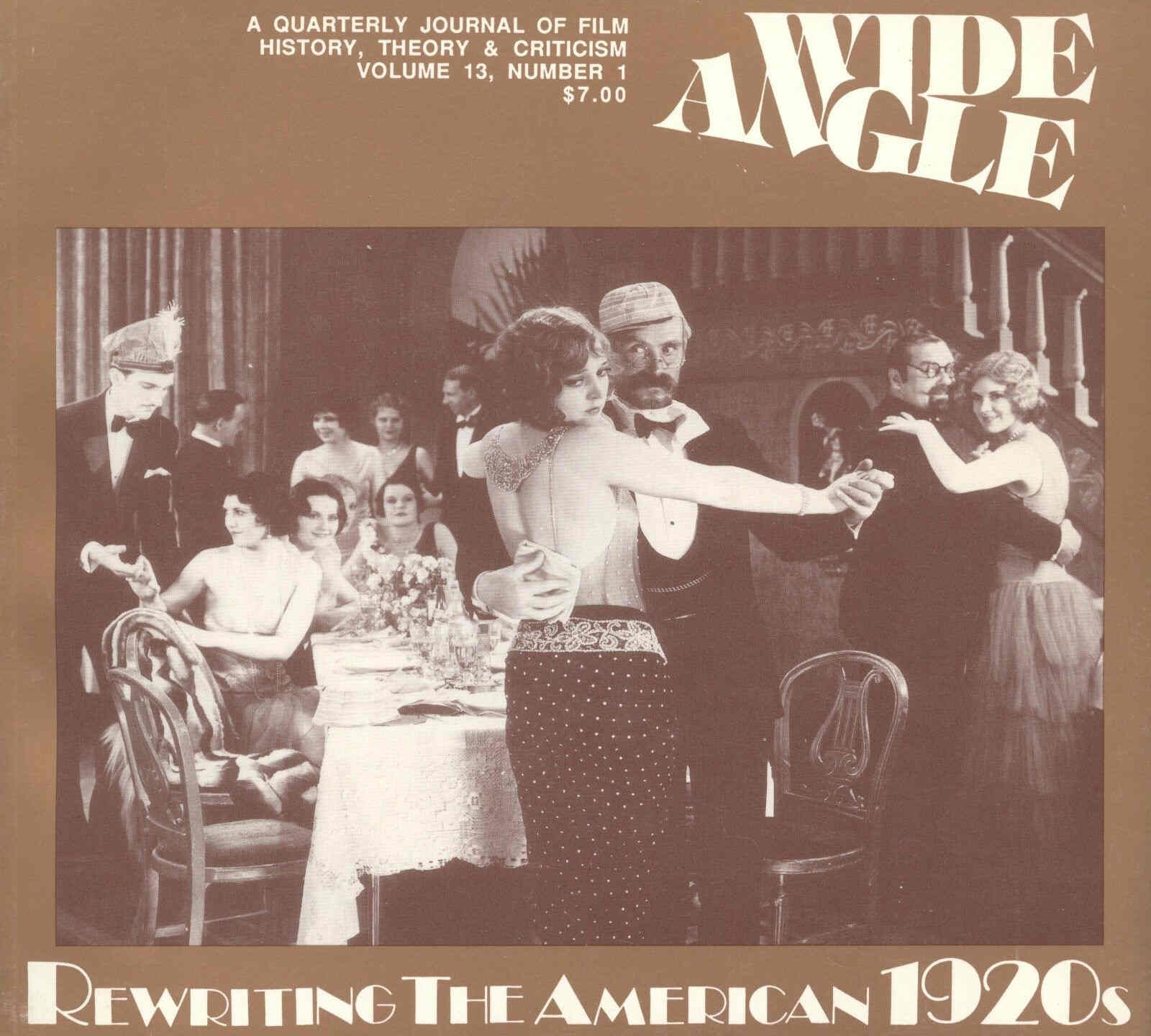 WIDE ANGLE magazine side cover  vol 13 #1  1991