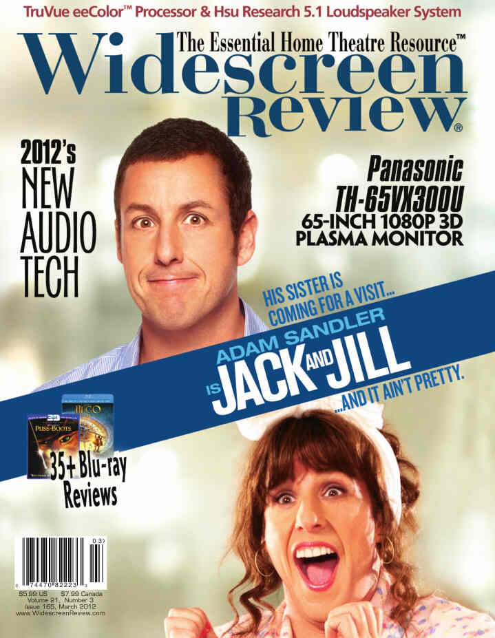 WIDESCREEN REVIEW magazine side cover Issue 165 March 2012