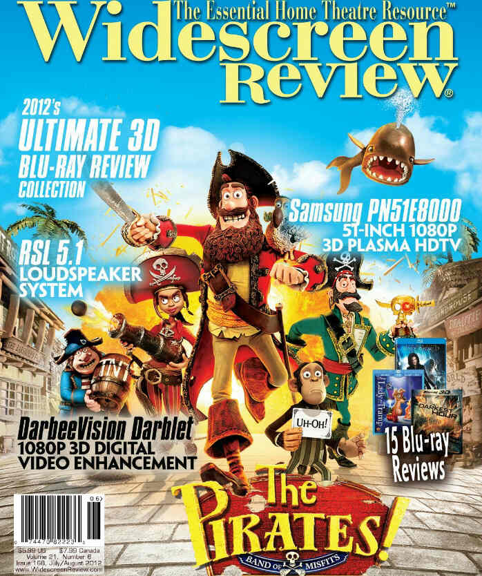 WIDESCREEN REVIEW magazine side cover Issue 168 July/August 2012